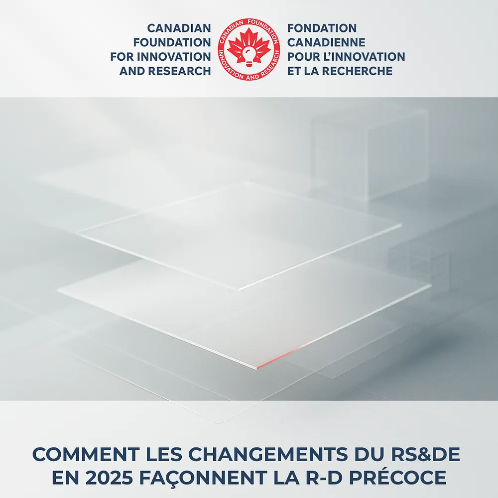 Comment les changements du RS&DE 2025 façonnent la R-D précoce