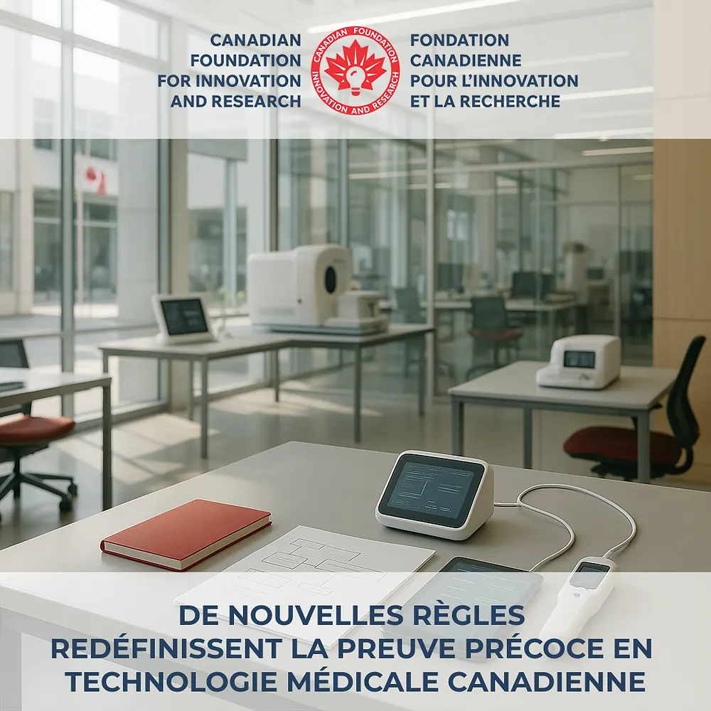 De nouvelles règles redéfinissent la preuve précoce en technologie médicale canadienne