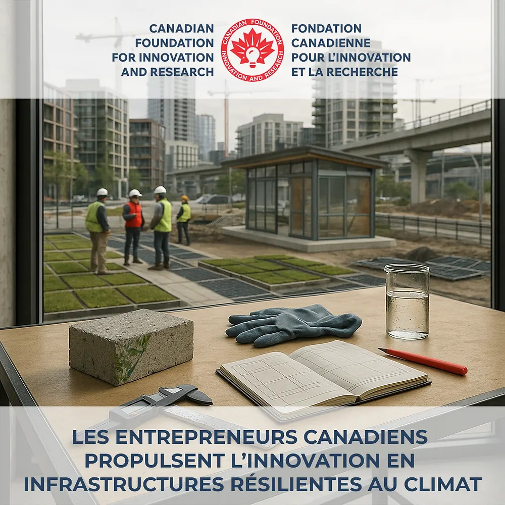 Les entrepreneurs canadiens propulsent l’innovation en infrastructures résilientes au climat