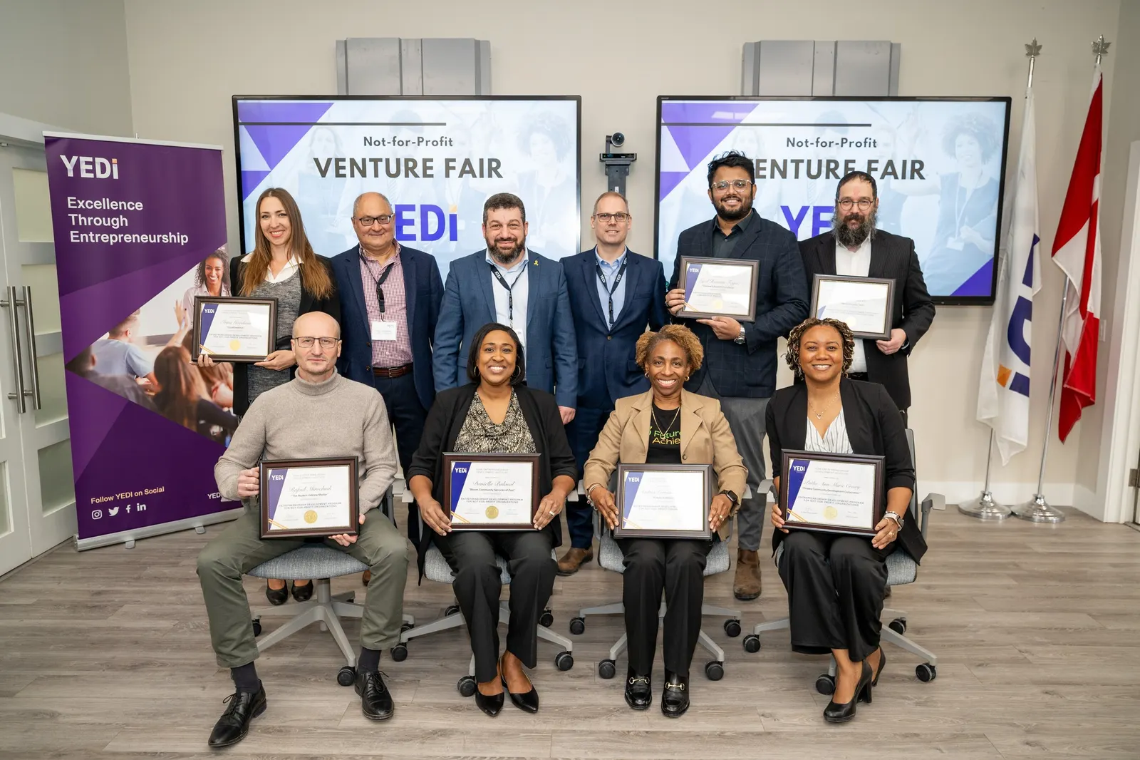 The not-for-profit cohort at the Venture Fair